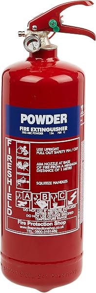 FireShield PRO 2KG ABC Dry Powder Extinguisher