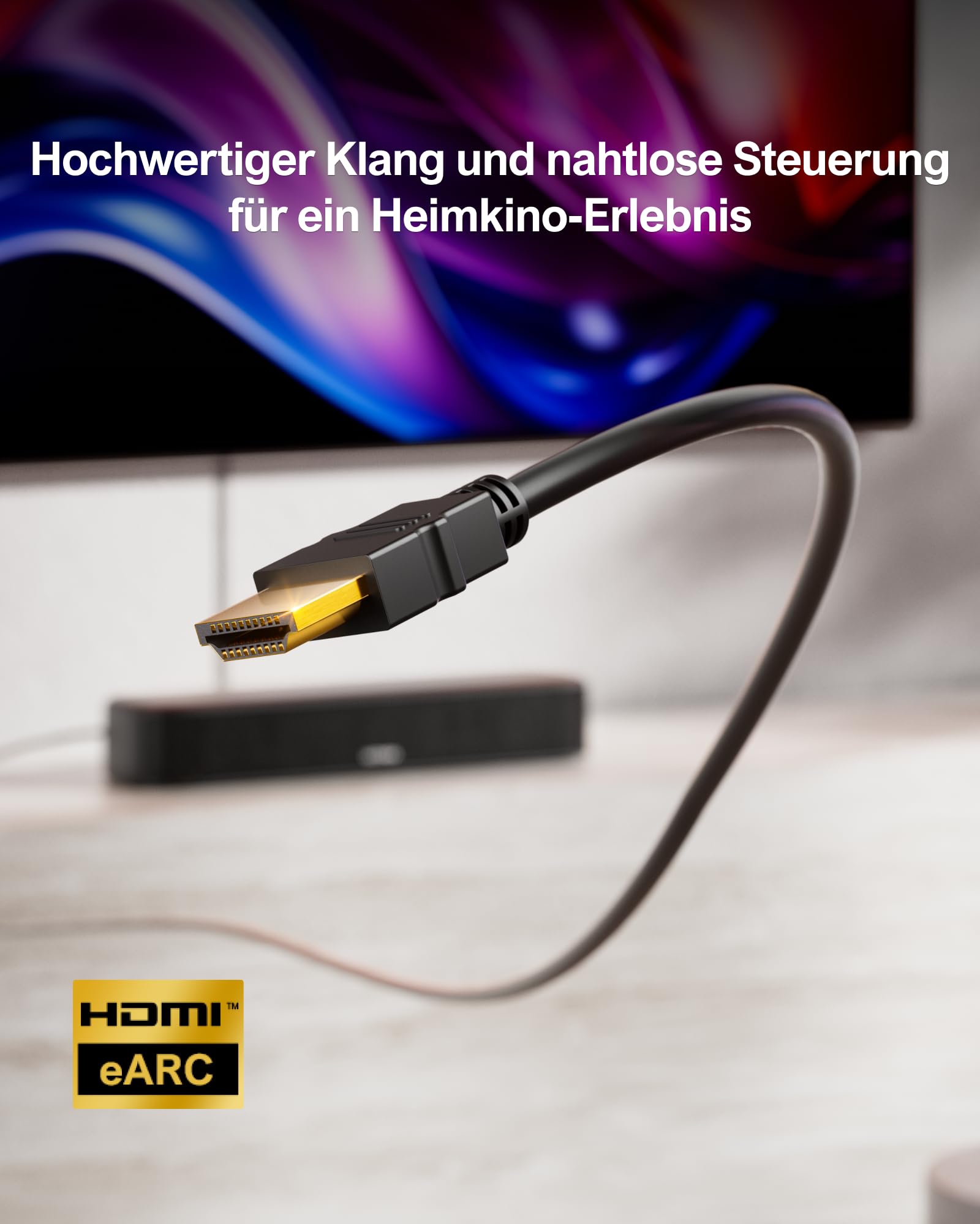 ULTIMEA 5.1ch Soundbar mit Dolby Atmos, 3D Surround Sound System für TV, App Control, Home Theater Sound System, TV Soundbar mit Subwoofer, 2 Surround Lautsprecher, HDMI eARC/Opt/AUX/BT, Aura A50 Pro
