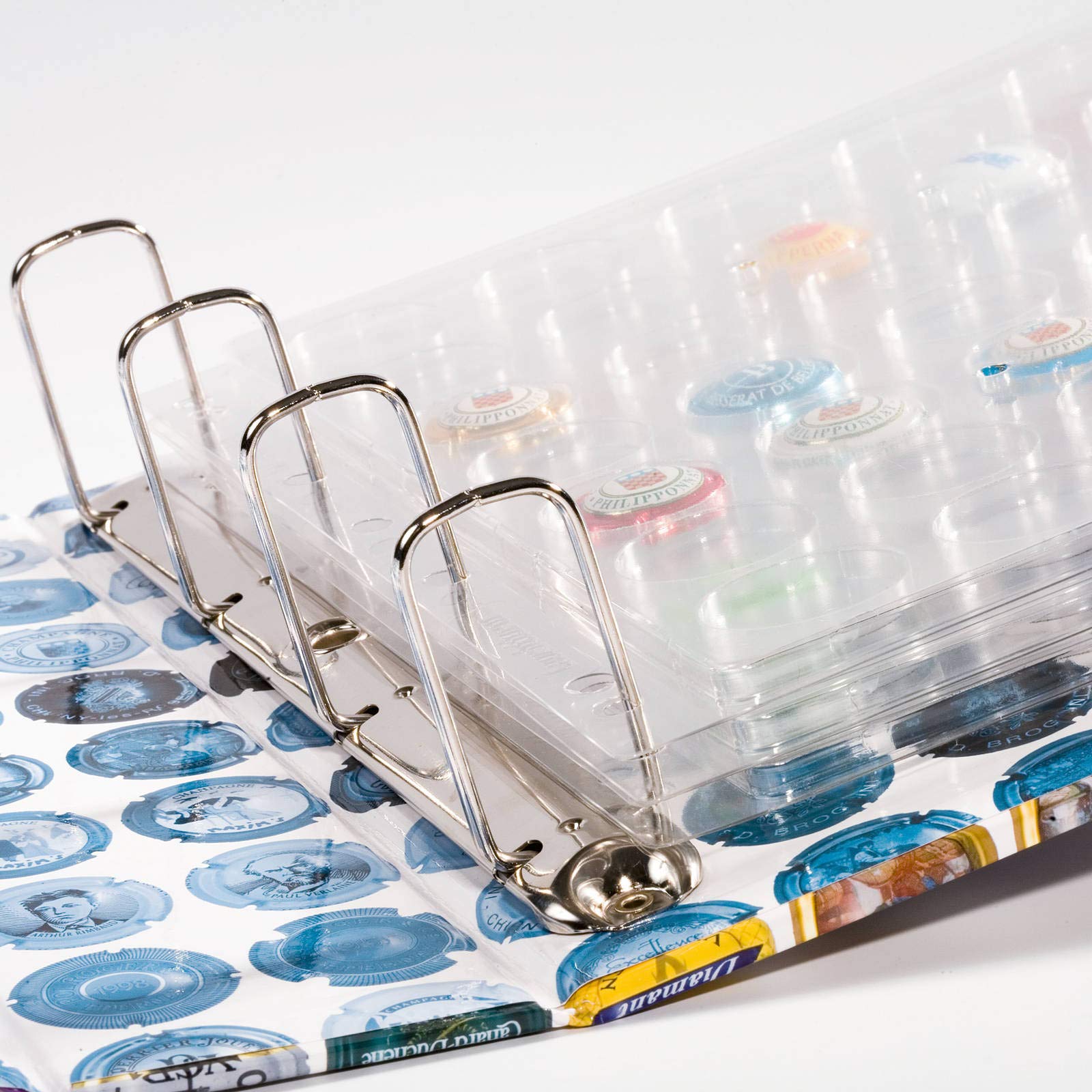 Leuchtturm1917 ENCAP plastic sleeves champagne and bottle caps 42 pieces Transparent