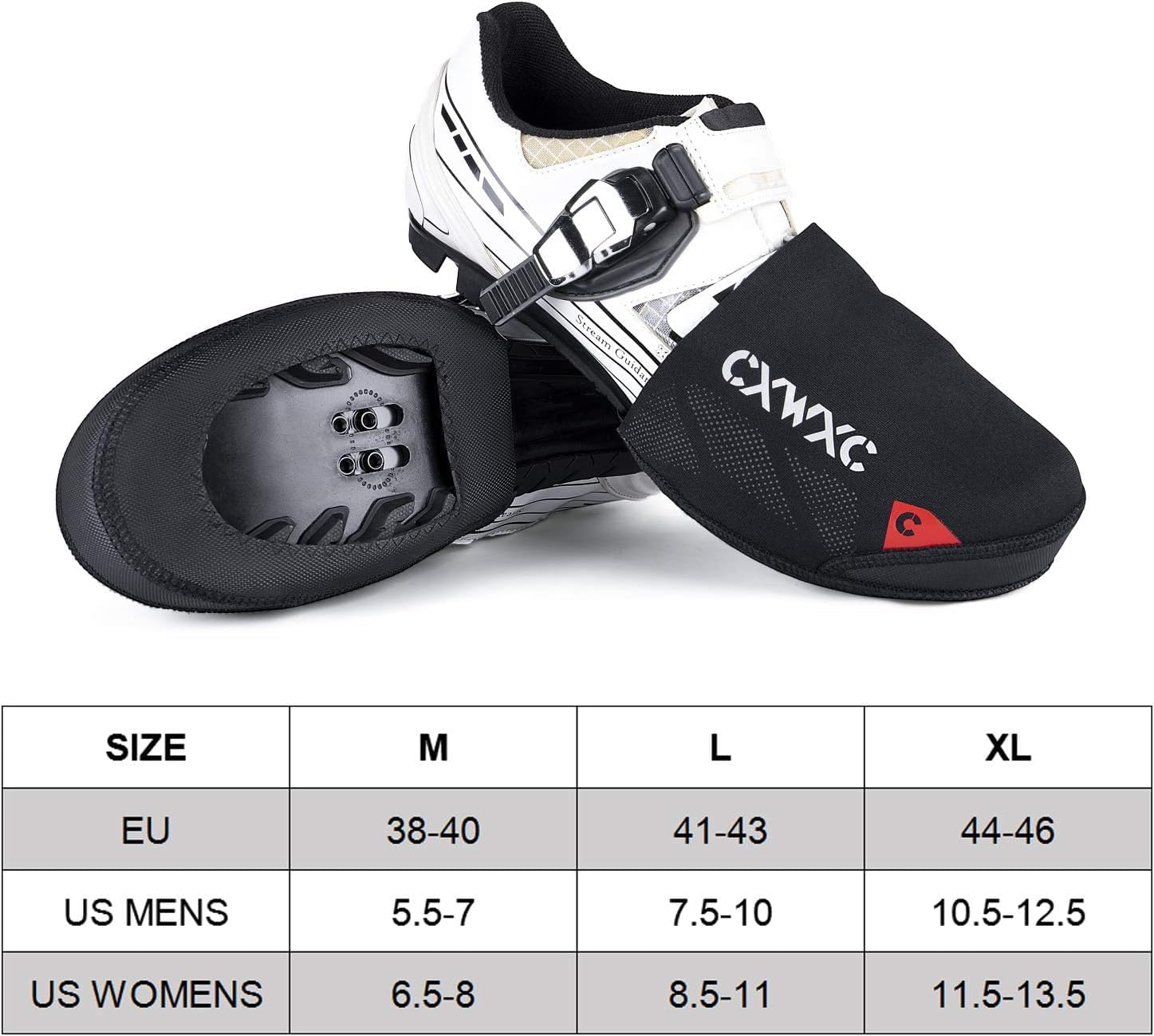 CXWXC Copriscarpe da Ciclismo Antivento, Copriscarpe da Ciclismo per Uomo e Donna