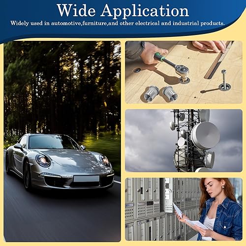 Miniatura 7 de Tuerca de remache UNC de 1/2 ''-13, 10 piezas de acero inoxidable 304 cabeza plana remache roscado inserto Nutsert