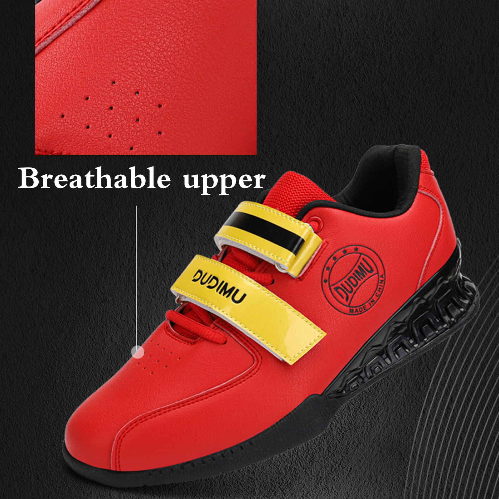 Calzado Deportivo para Fitness Powerlifting,Zapatos Levantamiento Pesas Hombres Mujeres,Zapatillas De Entrenamiento Gimnasio,Agarre Fuerte,Adecuado para Caminar,Correr