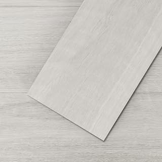 Mysflosy Self-Adhesive Vinyl Flooring Plank Waterproof, 2 mm Thick 36 Pack - 6 x 36 inch, Natural Wood Grain Peel and Stick Flooring for DIY Installation, Cover 54 Sq. Ft, Coastal Mist Oak