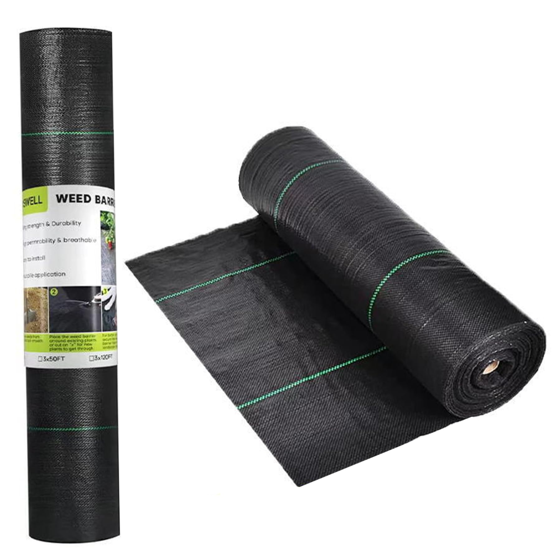 Tissu de barrière contre les mauvaises herbes pour stopper la lumière du soleil au jardin