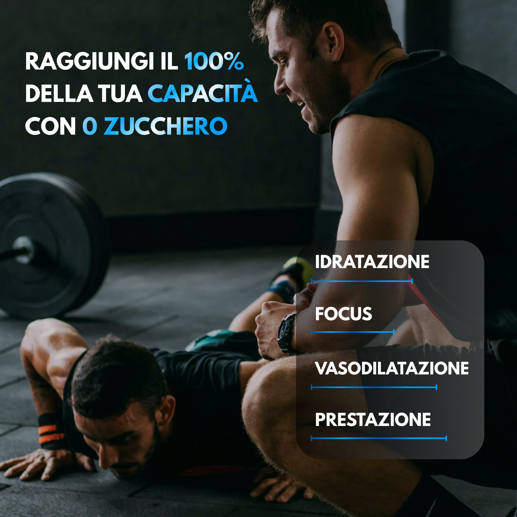 DIX PRE-WORKOUT pro | Energia | Pump | Focus | Elettrolita | L-citrullina | Beta-alanina | L-tirosina | Rhodiala Rosea | acido mallico (SECRET CANDY)