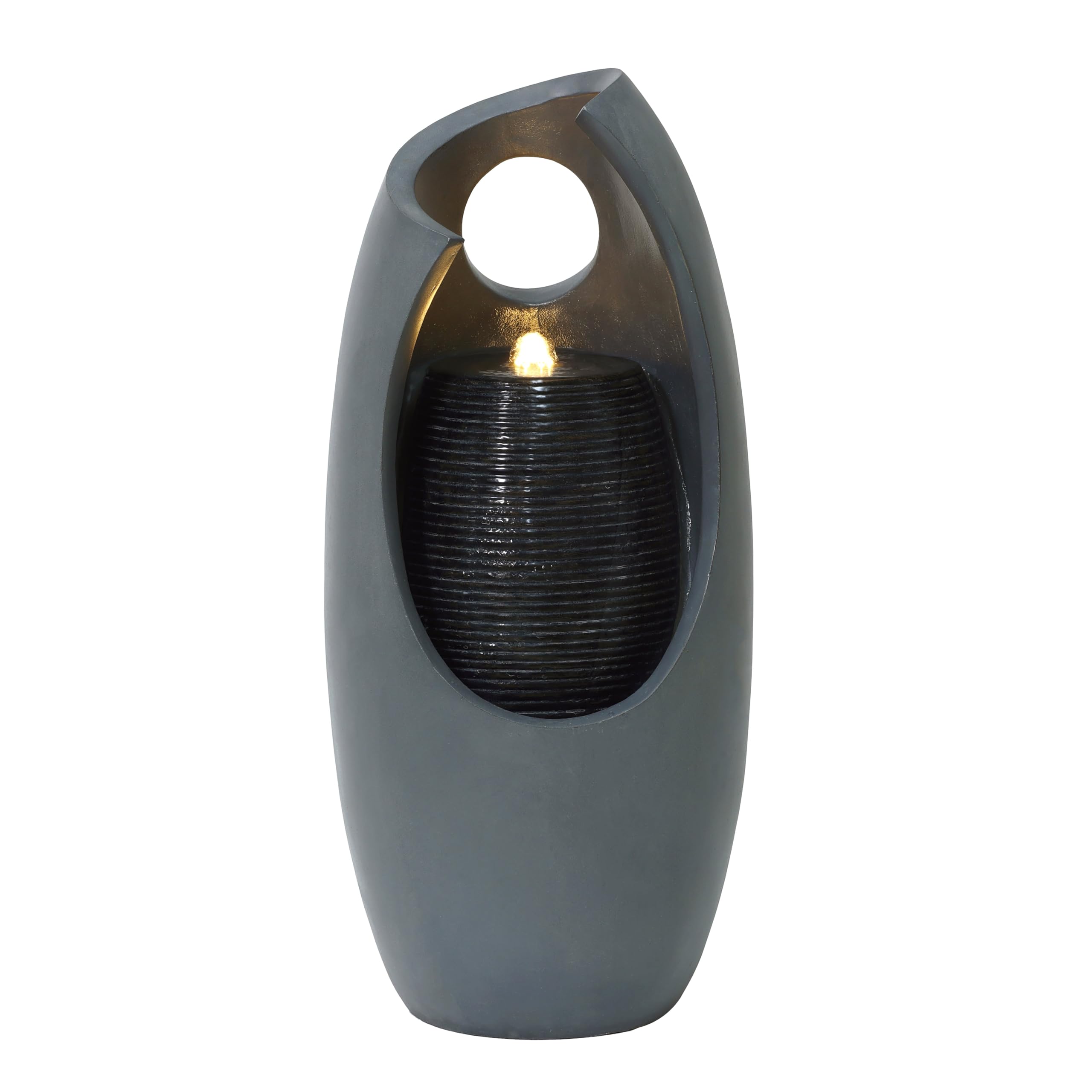 Monstershop Grey/White/Light Electric Water Feature - Radiant Falls