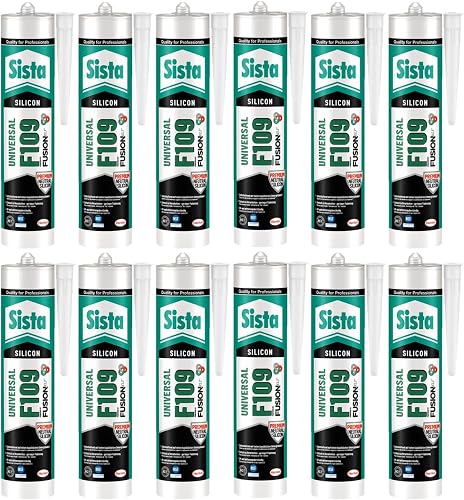 Sista F109 Fusion, universell einsetzbare Dichtmasse, Silikon Dichtstoff für Fas