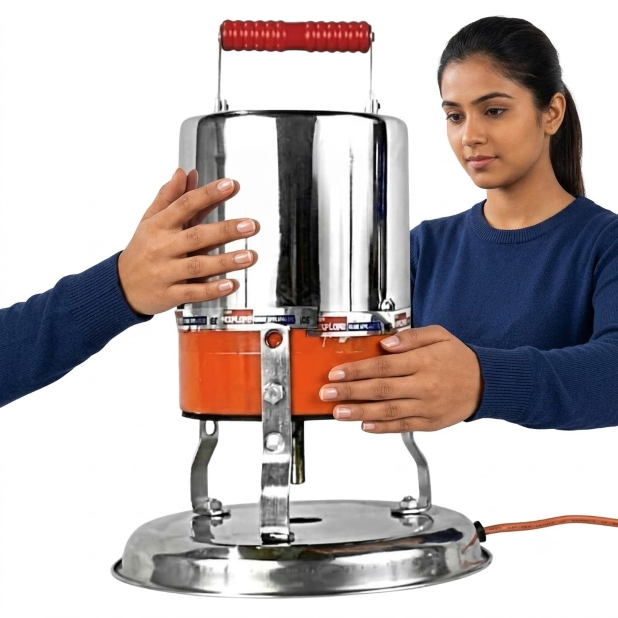 Drumstone TopRated 𝟏𝟓𝐘𝐫 𝐖𝐚𝐫𝐫𝐚𝐧𝐭𝐲 Mini Electric Madhani Machine 125W, Butter Maker for Curd, Lassi, Buttermilk and Cream, Compact Kitchen Churner, Butter Churner-image-25
