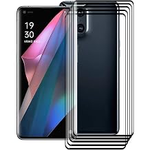 for Oppo Find X3 Pro Lensman Screen Protector Tempered Galss, KJYF [5 Pack] High Clear [9H Hardness] [Bubble Free] Screen Tempered Glass Protective Film for Oppo Find X3 Pro Lensman 6.7 Inch.