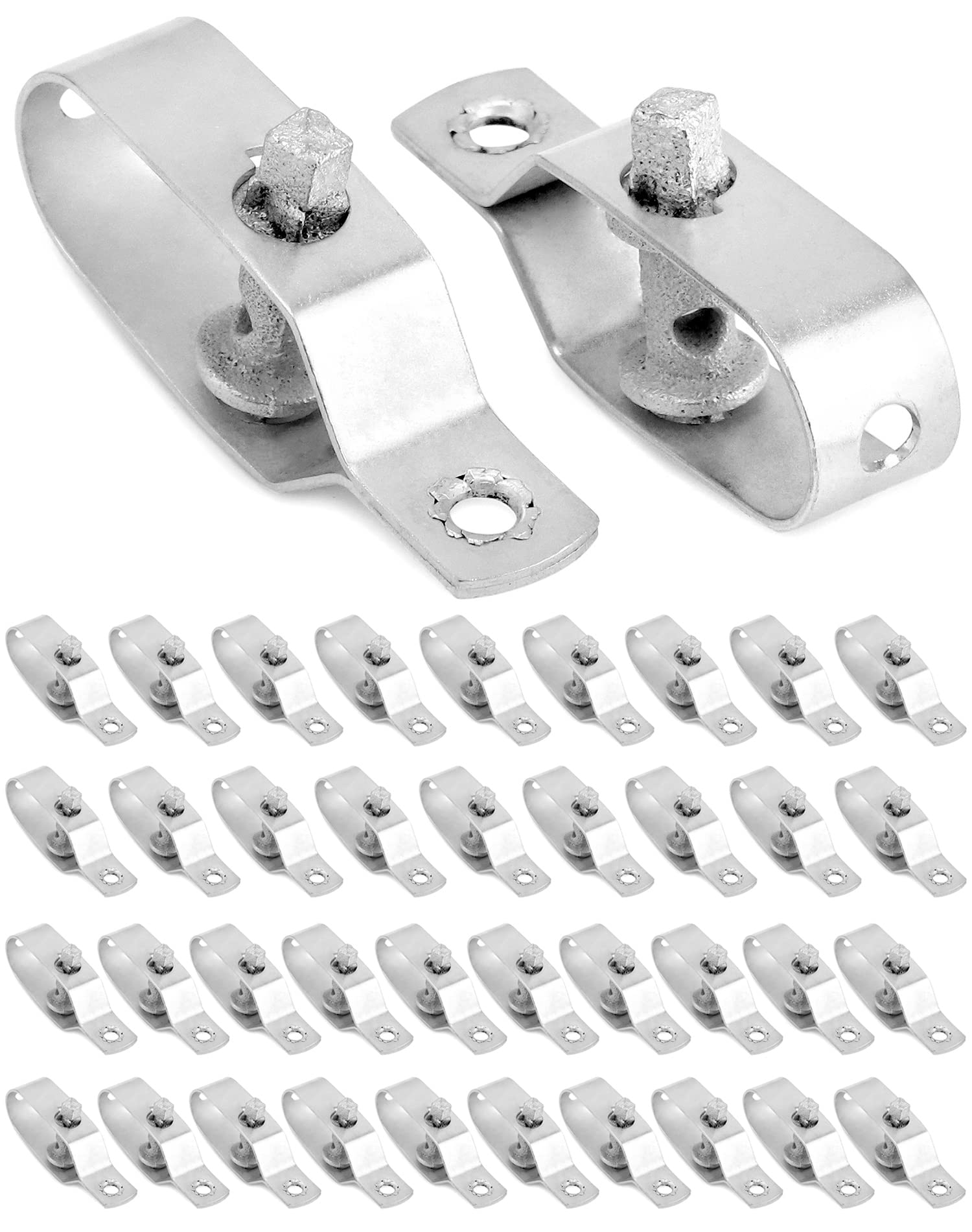 QWORK® 40 Stück Zaunspanner, 90MM für Zaun, Gartenarbeit, Maschendraht