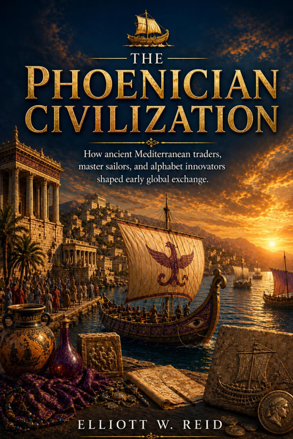THE PHOENICIAN CIVILIZATION: How ancient Mediterranean traders, master sailors, and alphabet innovators shaped early global exchange. (Elliott W. Reid’s Ancient History Research Series)