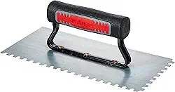 Desempenadeira Aco T. 12X25 Dent.6/Fech, Pincéis Atlas, AT145/1, pacote de 6