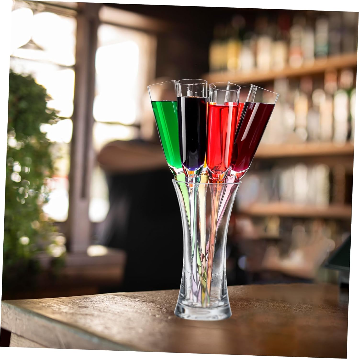 Alipis 1Set Cups Goblet Wine Drinking Glasses Unbreakable Party Supplies for Cocktails and Events Stylish Toasting Flutes