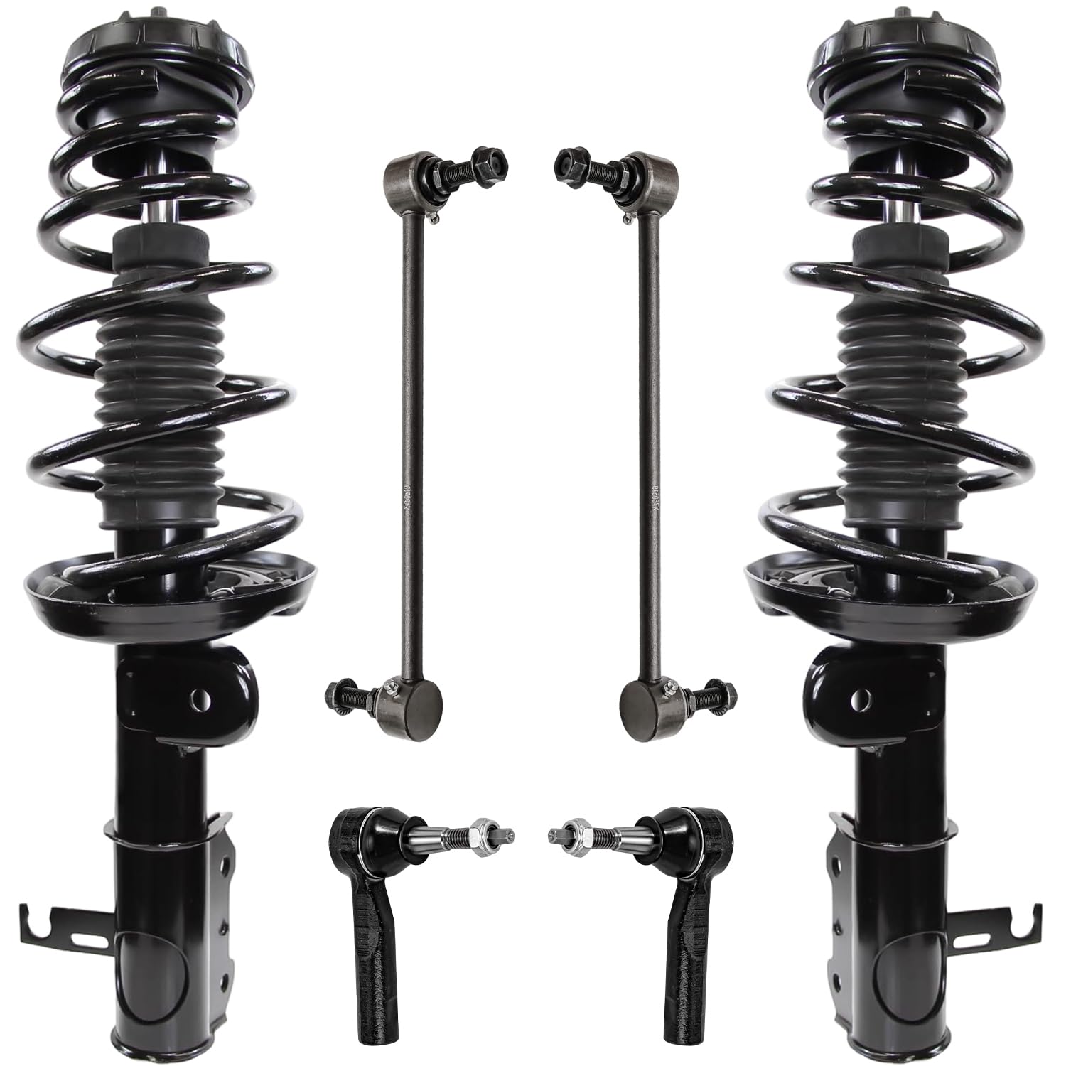 Detroit Axle - Front 6pc Struts Kit for 2013-2016 Buick Verano