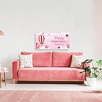 Vista 27 de Cartel de fondo personalizado para el día de San Valentín, decoración de San Valentín, letrero de vinilo con texto en inglés "Be My Valentine