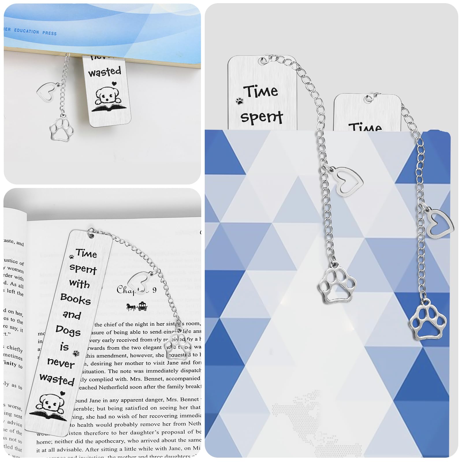 Dog Bookmarks for Women Kaluofan Book Marks Women Men - Image 4