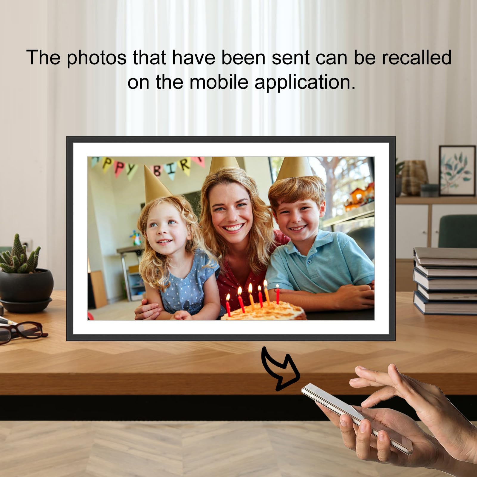 Amazon | SSAWIFIFRAME デジタル写真フレーム 15.6インチ 大型 32GB