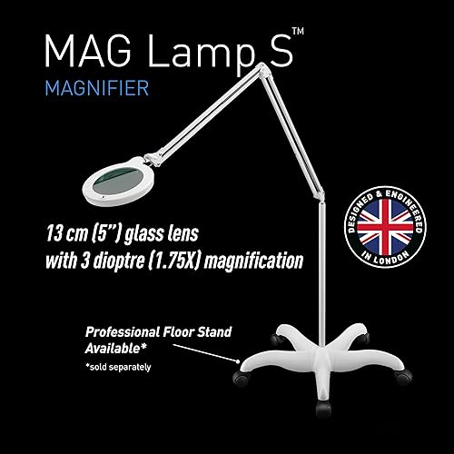 Miniatura 2 de Lámpara de aumento S - Lámpara de lupa con clip para salones de uñas, artistas de tatuajes, lectura y trabajo detallado - Lámpara Mag regulable