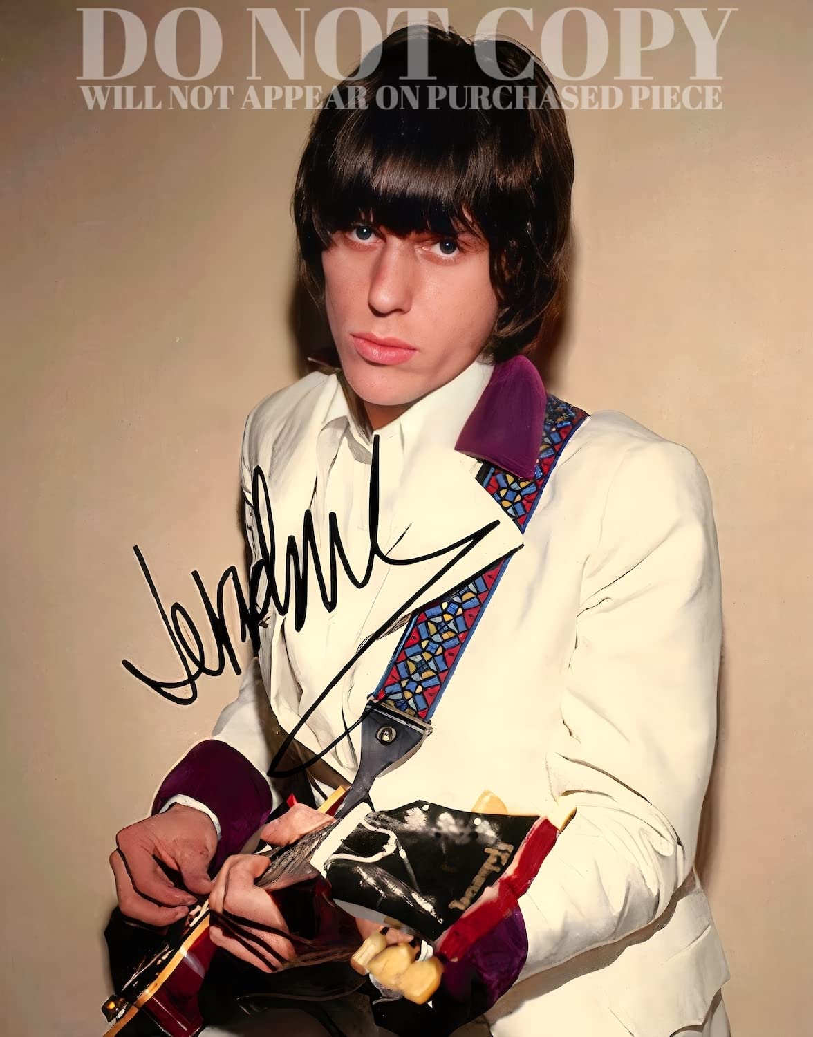 Amazon.com: Jeff Beck Photograph 8 X 10 - Magnificent Portrait
