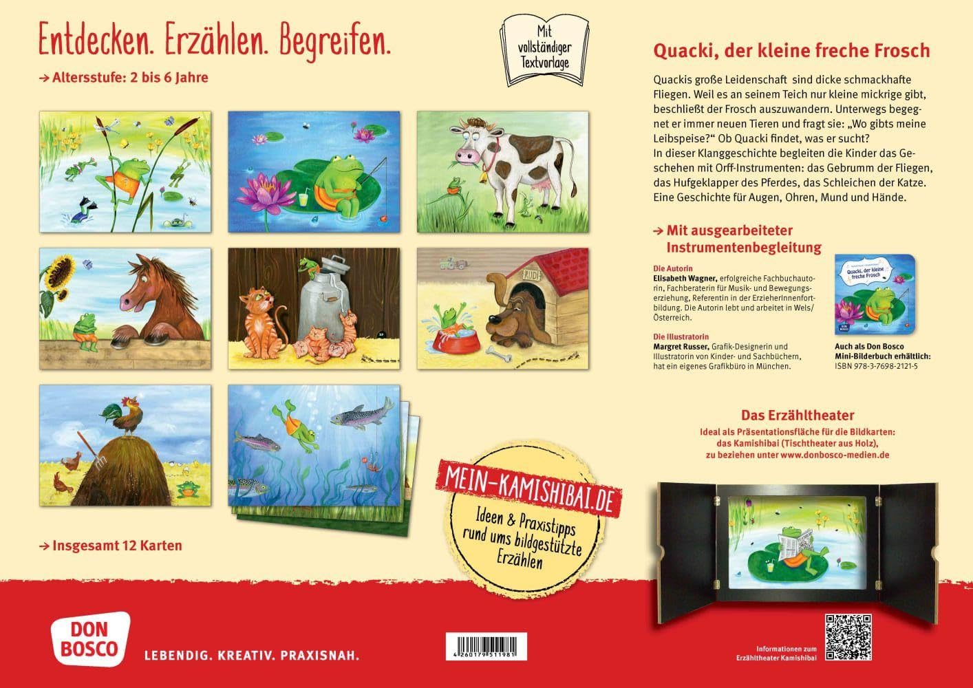 Kamishibai Starter Set zum Angebotspreis: Komplettes Erzähltheater + 3 Bildkartensets + Anleitung für den schnellen Einstieg. Geeignet für Kinder von ... (Zubehör für das Erzähltheater Kamishibai)