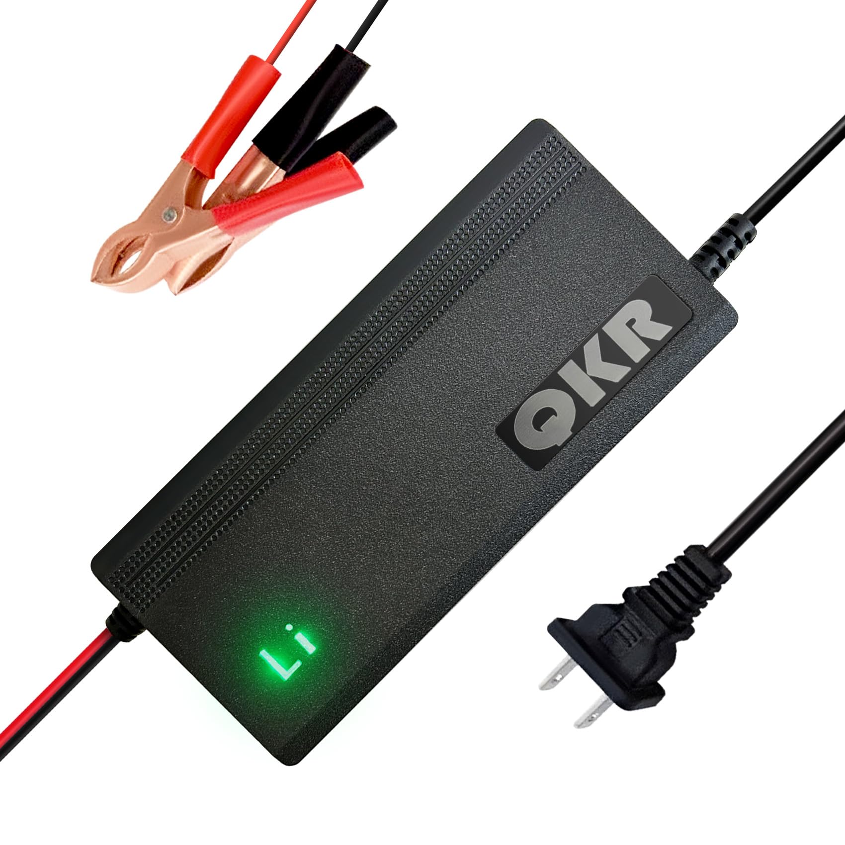 14.6V LiFePO4 Battery Charger 12V 10A Lithium Battery Charger Special for 12V Lithium Iron Phosphate Battery, Smart Charger with LED Indicator, Built-in Safety Protections, Support Fast Charging