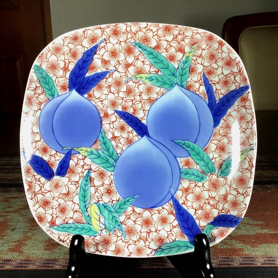 鍋島焼 其泉 桃 角皿 5枚 有田焼・其泉窯の公式通販