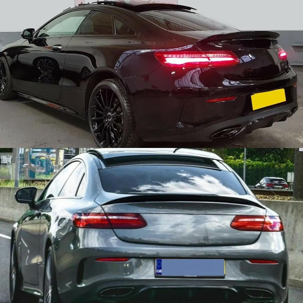 Dla Mercedes Dla Benz C238 W238 E400 2016-2022 Coupe AMG Style Błyszczący Czarny Tylny Spojler Bagażnika Tylny Spojler Dachowy