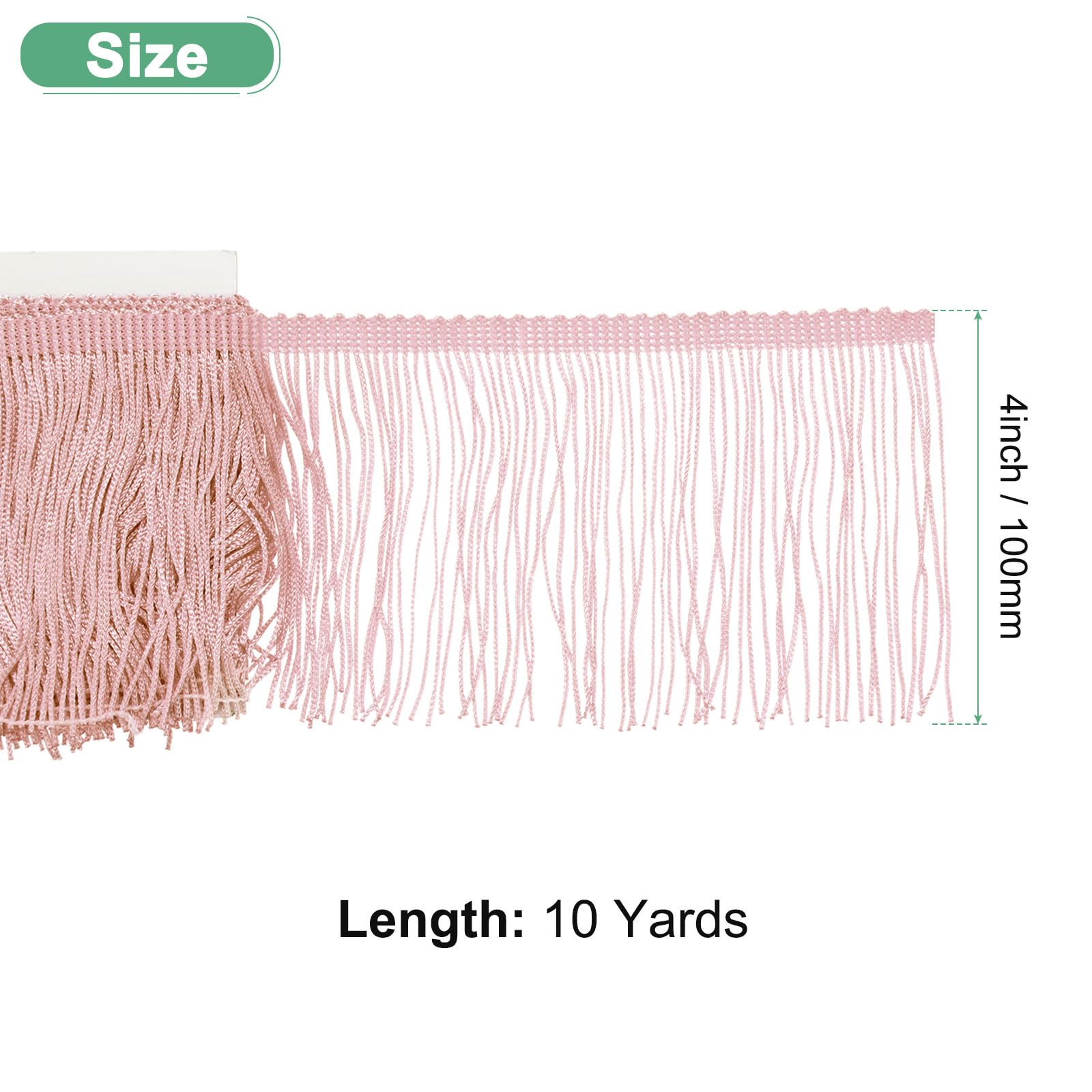 M METERXITY Chainette Fringe Trim - Image 3