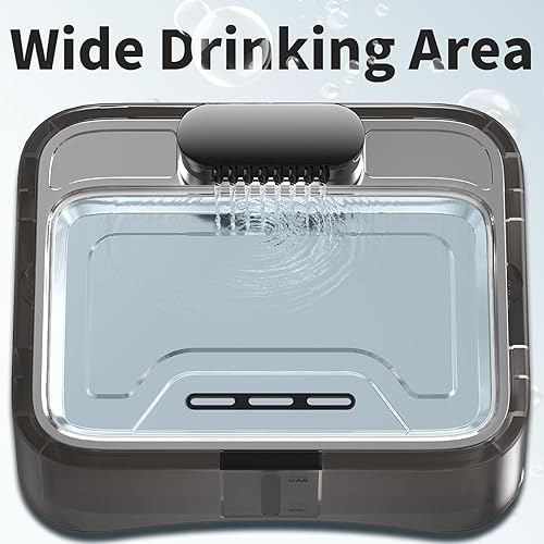 Miniatura 7 de Fuente de agua elevada para perros de 8.5L2.25 galones, dispensador de agua elevado ajustable de 4 alturas para perros grandes con bandeja de acero