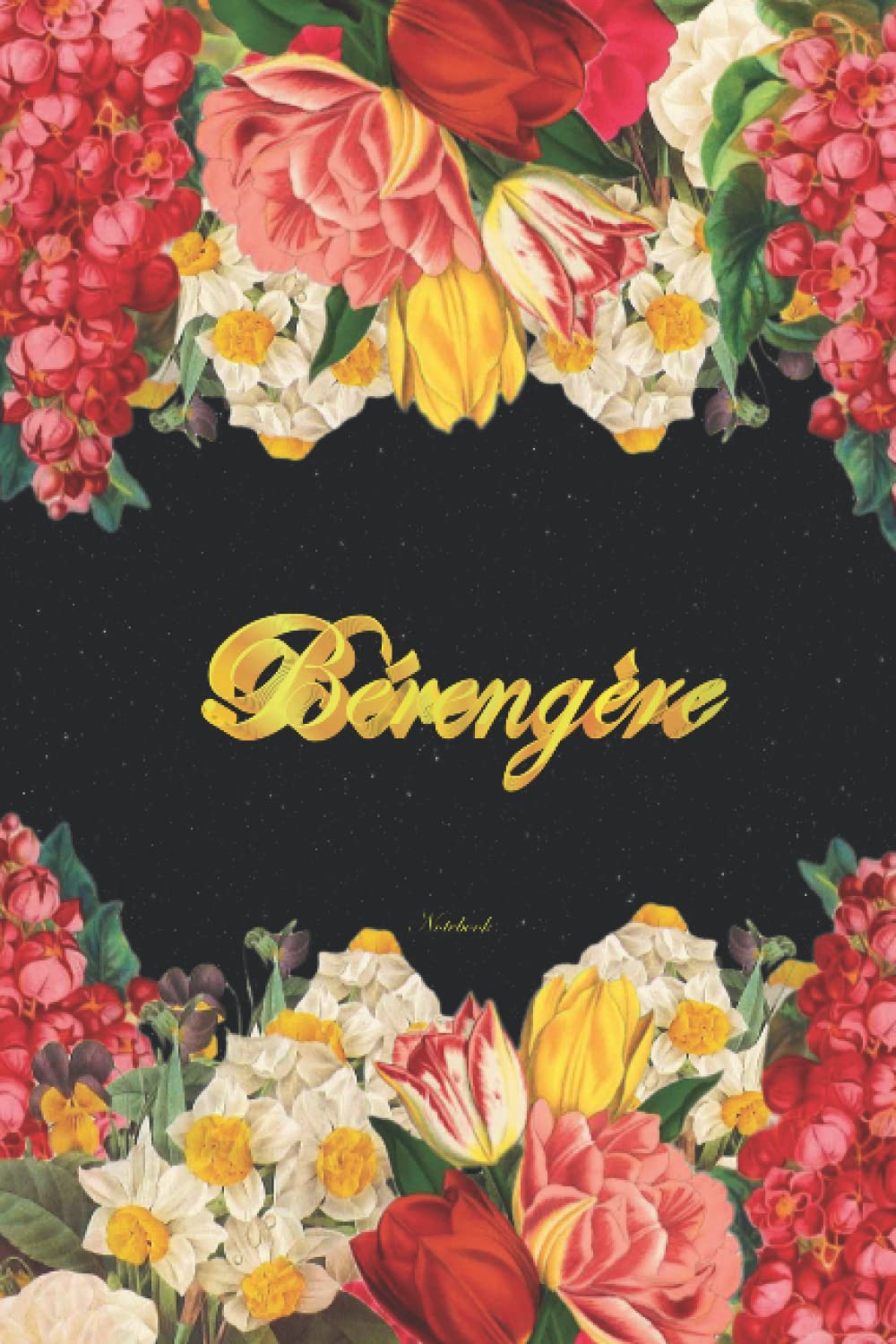 Bérengère Notebook: Customized Notebook with Personalized Name & Monogram Initial B - Birthdays & Christmas Gifts for Girls & Women / Mom, Sister, ... for Office, Home & School - Lined Pages