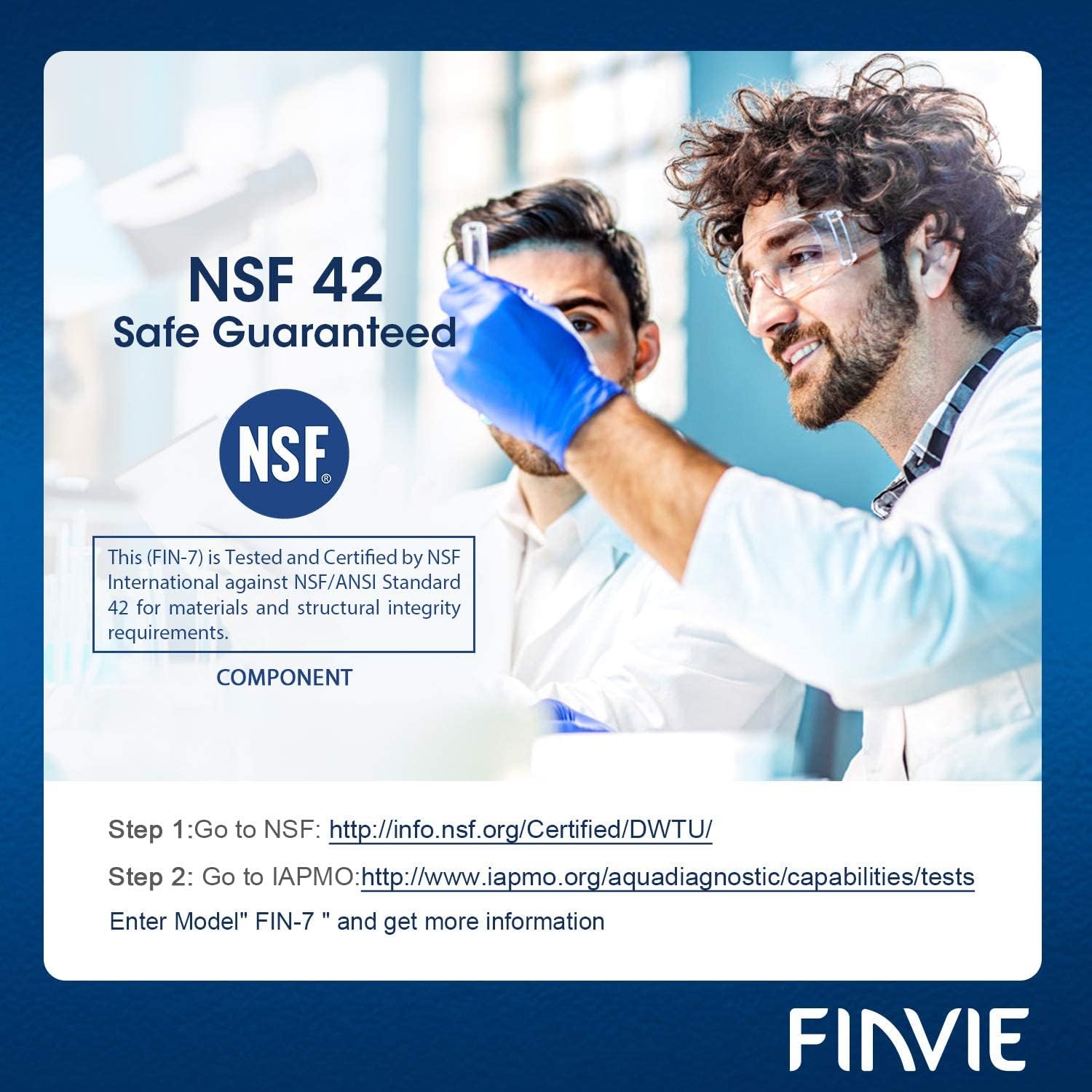 FINVIE DA29-00020B Replacement Water Filter, Compatible with Samsumg DA29-00020B, DA29-00020A, HAF-CIN/EXP, 46-9101, 3 Pack