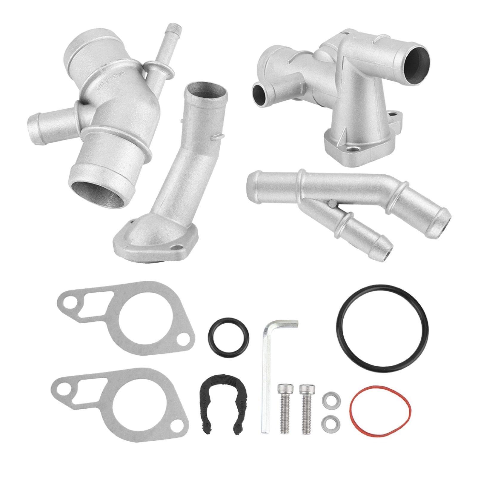 Obudowa termostatu z odlewu aluminiowego CNC do MK4 Golf 1.8T do chłodzonej flangii Flangia aluminiowa 1,8t termostat vag 1,8t termostat golfowy 4 termostat golfowy vag 1,8t ther