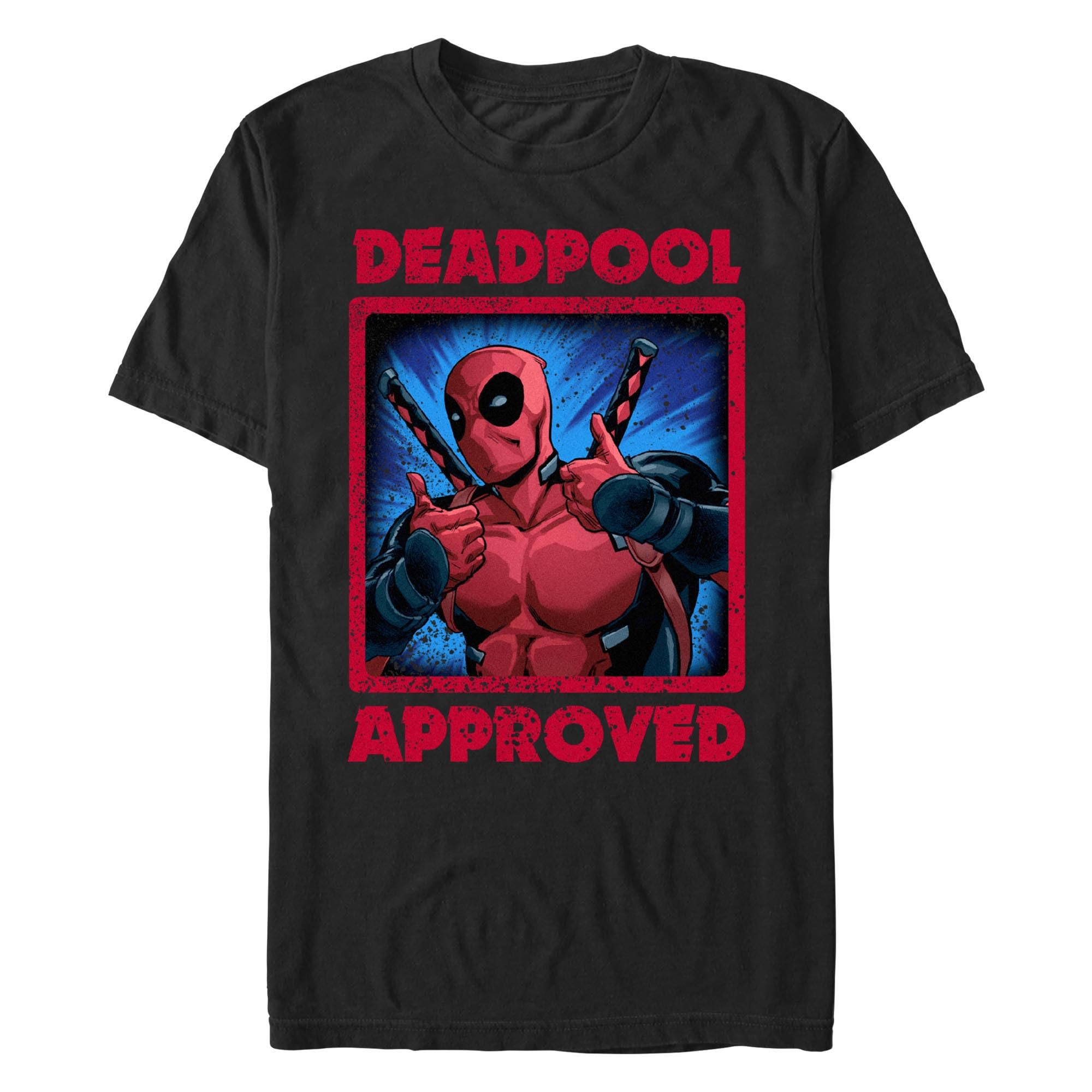 Marvel Big & Tall Classic Deadpool Approved Men's Tops Short Sleeve Tee Shirt