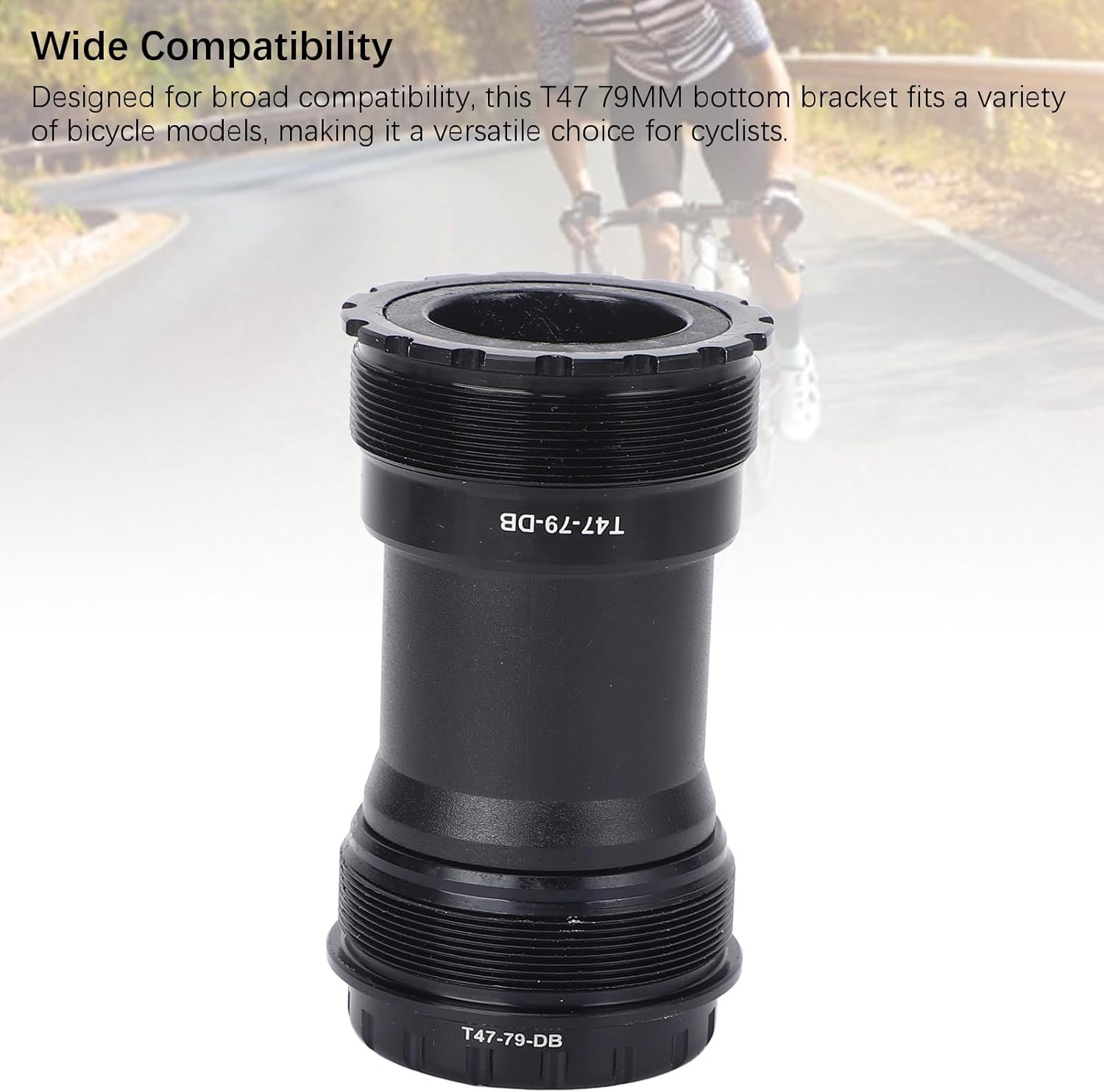 Alomejor Bike Bottom Bracket with Improved Stability and Sealing with Various Bike for T47 79MM Bottom Bracket