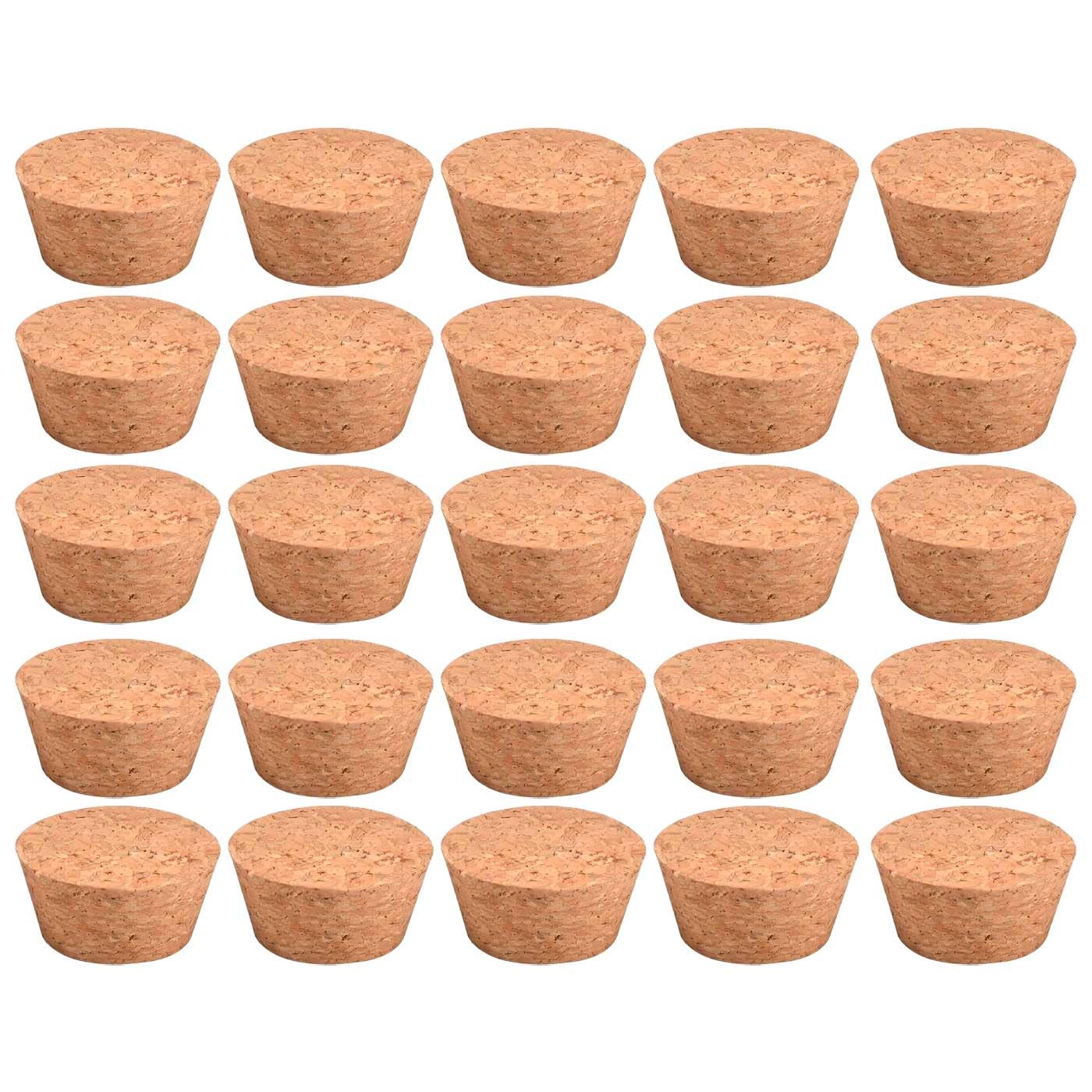 Acan Tradineur - Pack de 10 tapones cónicos de corcho para botellas, garrafas, botes, frascos, bar, restaurante, vino, aceite, 20 x 15 x 17 mm — view 7