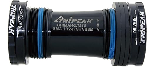 Miniatura 17 de TRiPEAK Soporte inferior BSA/ITA/C60/CR1/T47, con rodamientos de acero para bielas Shimano Hollowtech II de 0.945 in, con rosca BB compatible