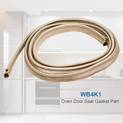 Miniatura 6 de WB4K1 Reemplazo de junta de sello de puerta de horno para WB04K0001 260714 AP2624802 PS250264 EAP250264 compatible con GE Hotpoint Ken-More Range &
