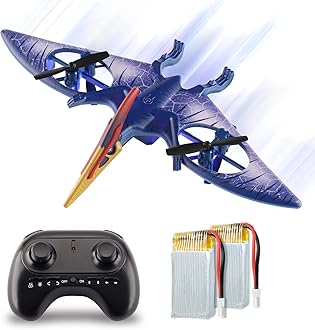 Indoor Quadcopter with Altitude Hold - Pterosaur Dinosaur Toys Drone for Kids Headless Mode, One Key Start Speed Adjustment Toys for 8 9 10 11 12 Year Old Boys&Girls, Birthday, Christmas Gifts
