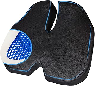3D Gel & Memory Foam Auto Sitzkissen für das Fahren - Atmungsaktive Honeycomb Gel & Sitzkissen -Büro-Stühle, Rollstuhl