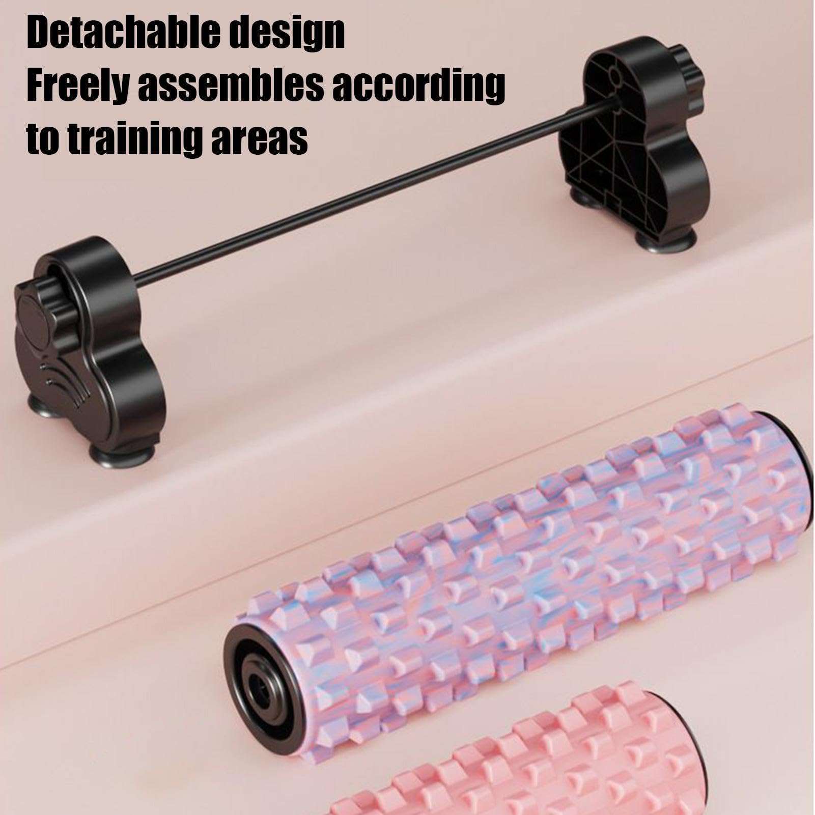 Rullo Massaggiagriglia Schiena Stretching A Rullo Profondo Per Muscoli Con | Foam Roller Muscolare con Supporto per Casa, Palestra, Studio Pilates, Fitness, Allenamento e Recupero Post-Sportivo