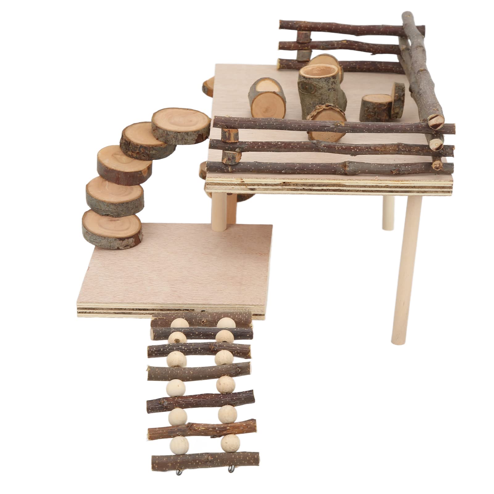 Set da gioco per criceti in legno naturale di arrampicata per criceti per piccoli animali domestici