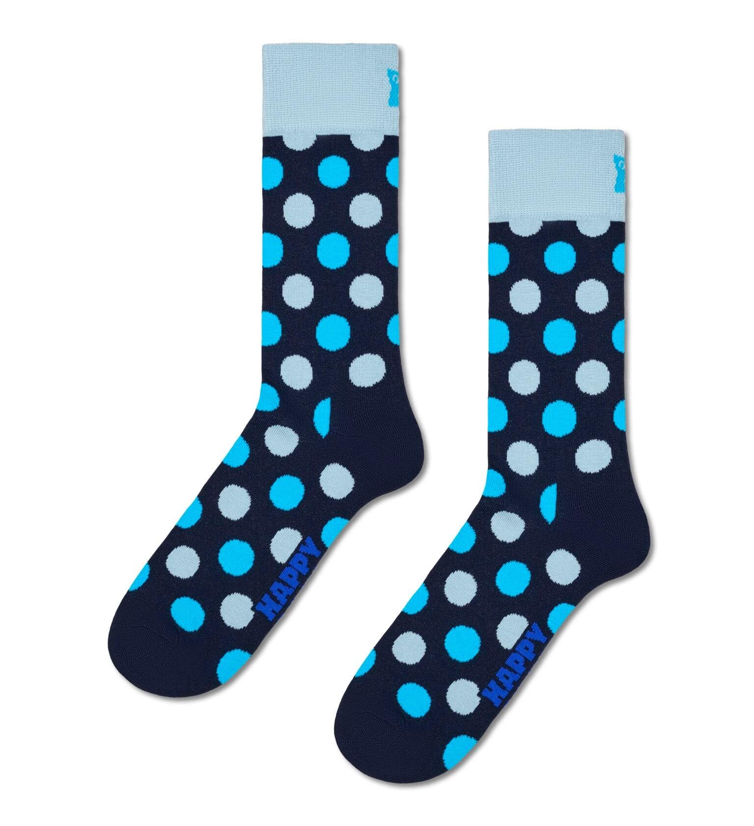 Happy Socks Chaussettes montantes à motif de café pour homme et femme, 36-40 & 41-46