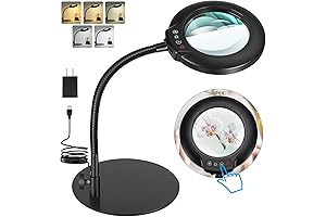 10X Magnifying Glass with Light: The Illuminated Companion for Precision Tasks