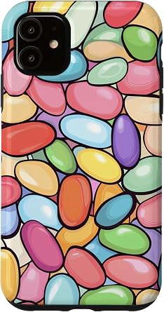 iPhone 11 Kawaii Rainbow Jelly Bean Pattern Case