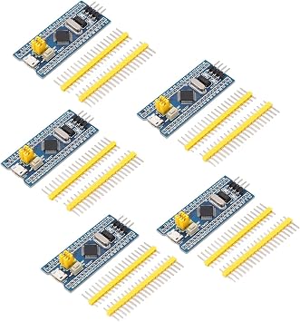 STM32F103C8T6 Smallest System Development Board, Mirco USB 40 Pin Core Learning Module, USB Communication and Power Supply, SWD Debug Interface, Includes 5 Modules, Convenient for DIY Electrical Testing