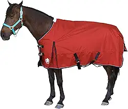 T TEKE Melhor cobertor para cavalos, exterior de nylon balístico 1050D, enchimento de peso médio de 220 g