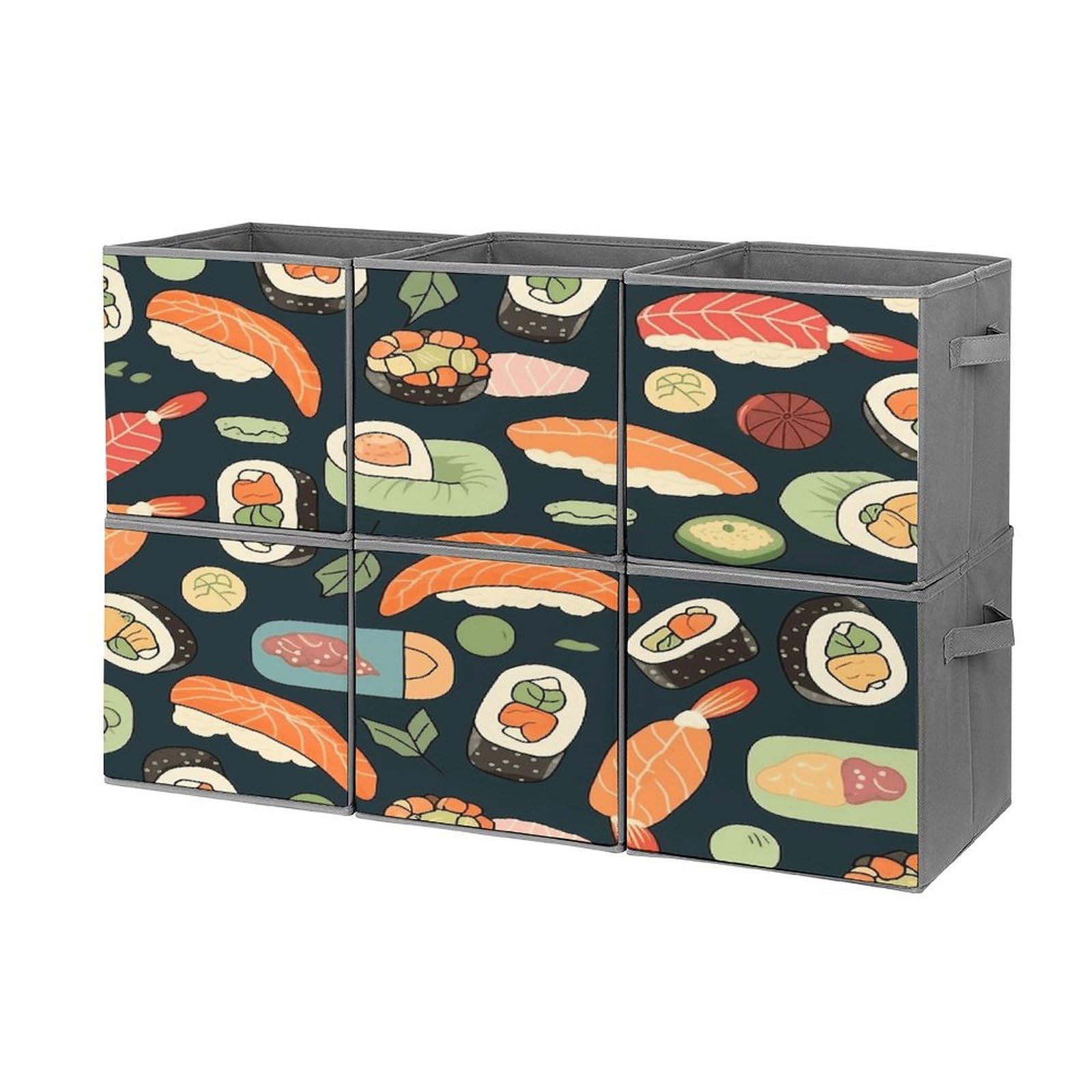 Boîtes pour aliments à sushis empilables et pliables : l'organisation gain de place