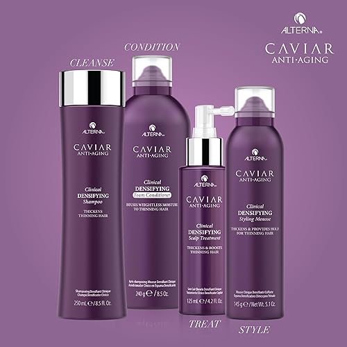 Miniatura 8 de CAVIAR Champú Densificador Clínico Antienvejecimiento Para cabello fino y adelgazante Espesa el cabello, protege el cuero cabelludo Sin sulfatos