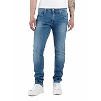 Replay Jeans Anbass Slim Fit da Uomo con Power Stretch, Blu (Medium Blue 009)