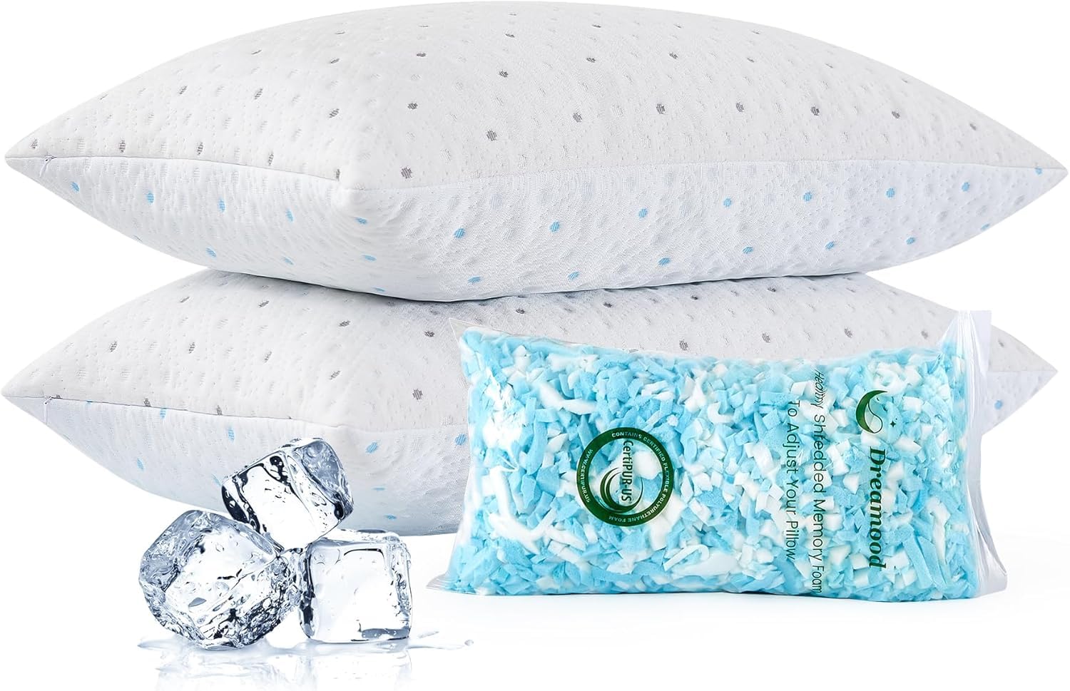 Dreamood Cooling Pillows Queen Size Set of 2